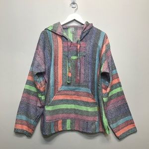 Baja hoodie/drug rug medium